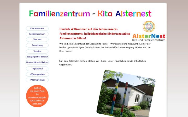 Screenshot di alsternest.de