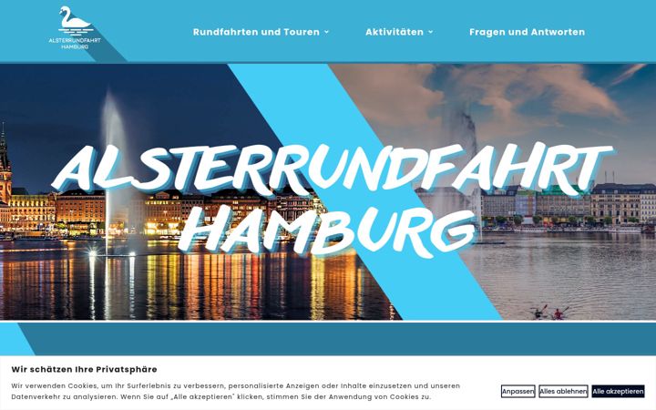 Screenshot of alsterrundfahrt-hamburg.de