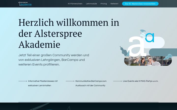 Screenshot of alsterspree-akademie.de