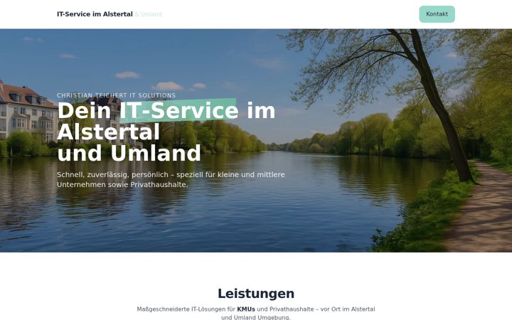 Screenshot of alstertal-it.de