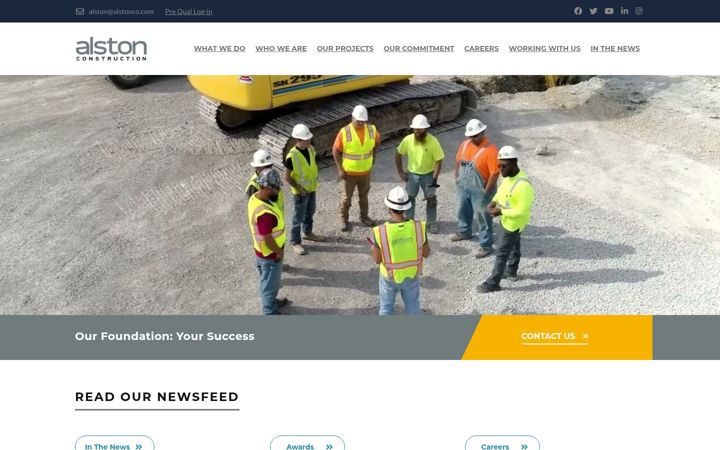 Screenshot of alstonco.com