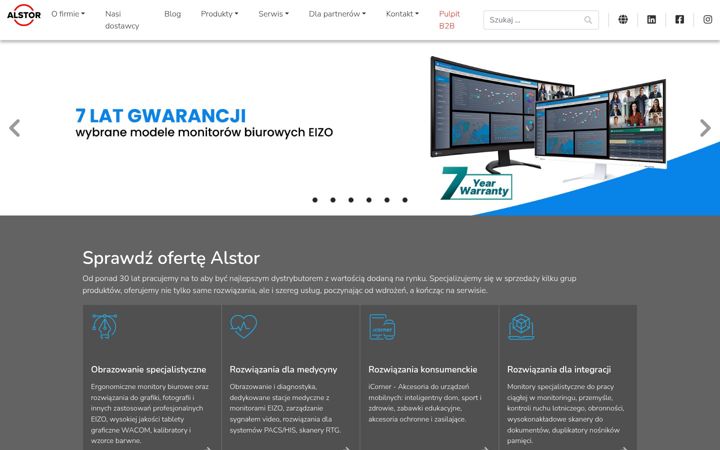 Screenshot of alstor.pl