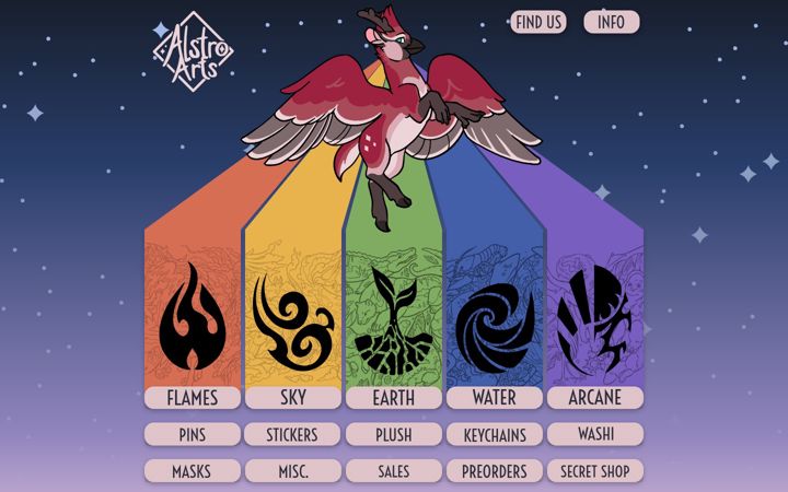 Screenshot of alstroarts.com