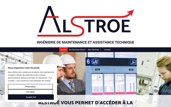 Screenshot of alstroe.fr