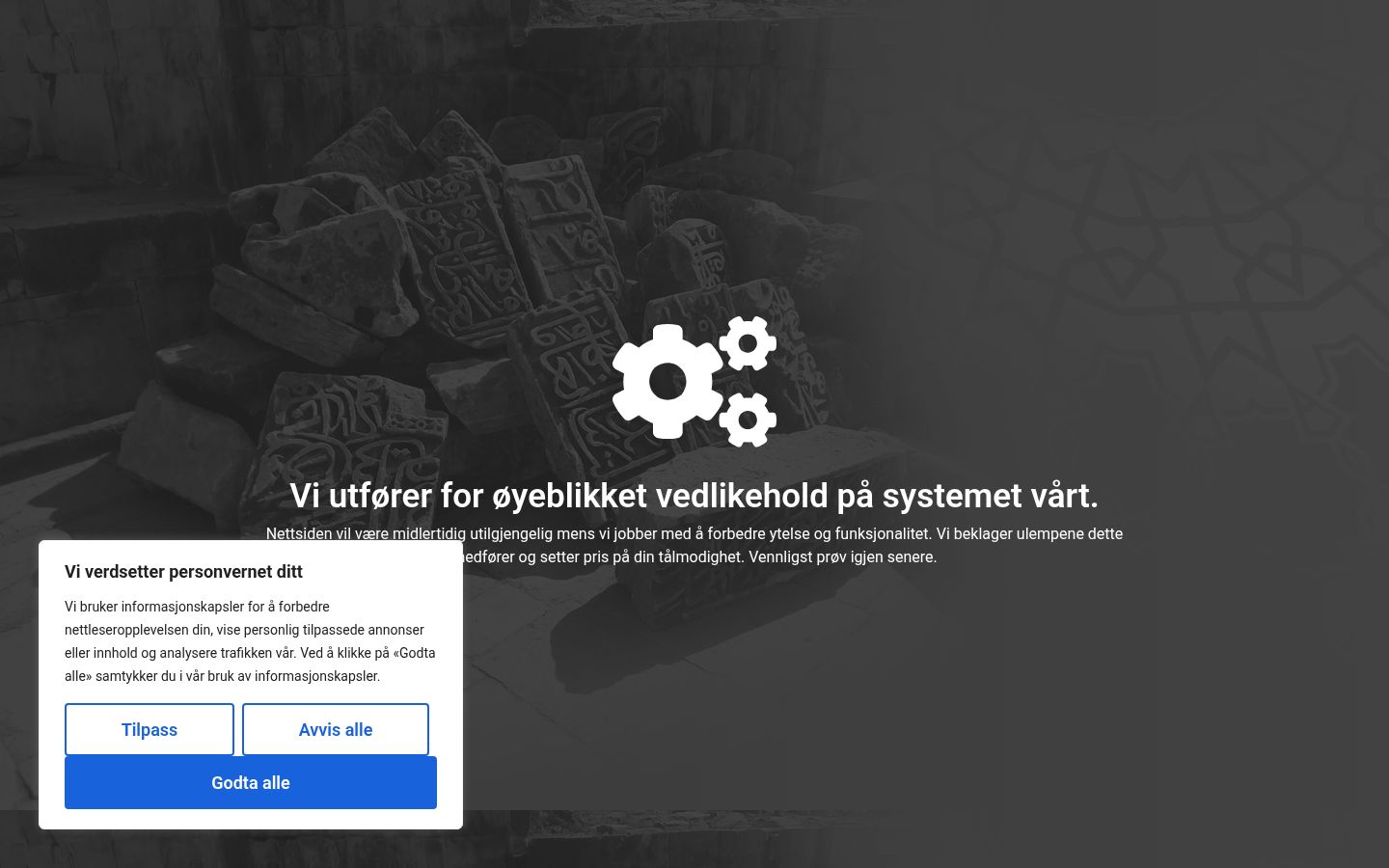Sutikimo reklamjuostės, rodytos prieš bet kokią sąveiką, ekrano kopija