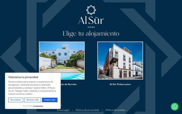 Screenshot of alsursevilla.com