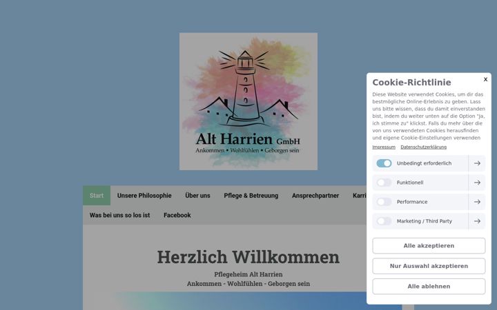 Screenshot of alt-harrien.de