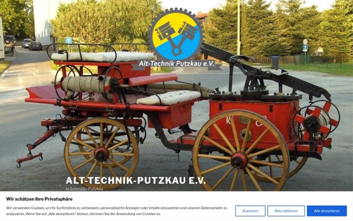 Snimka zaslona za alt-technik-putzkau.de