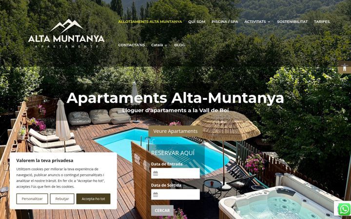 Screenshot of alta-muntanya.com