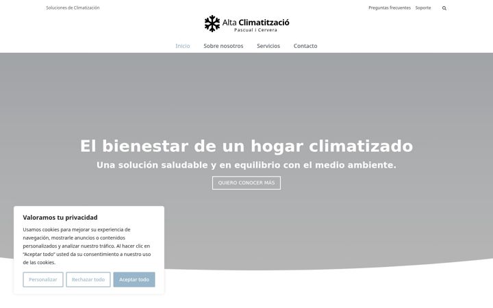 Screenshot of altaclimatizacion.es