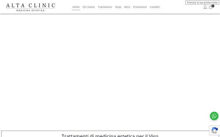 Ekrano kopija altaclinic.it