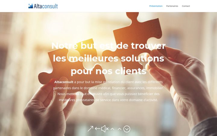 Ekraanipilt saidist altaconsult.ch