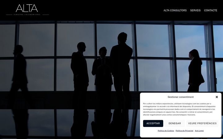 Captura de pantalla de altaconsultors.es