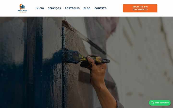 Screenshot of altacorpinturas.com.br