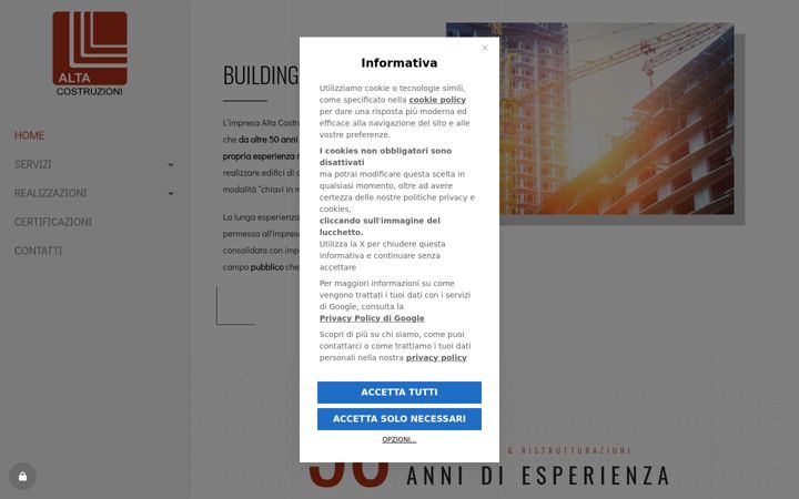 Screenshot of altacostruzioni.it