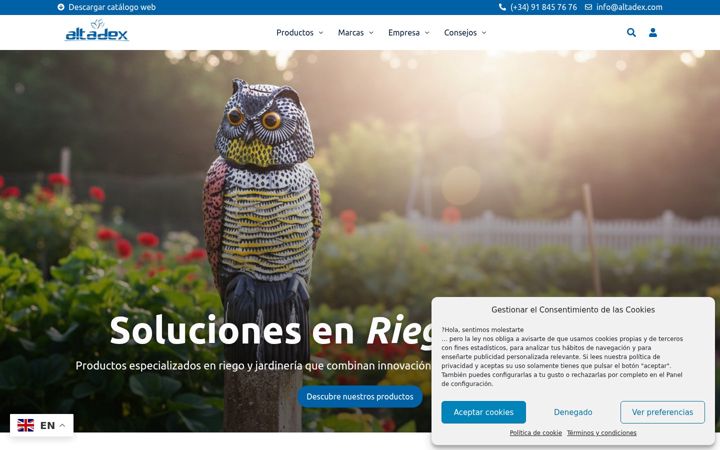 Captura de pantalla de altadex.com