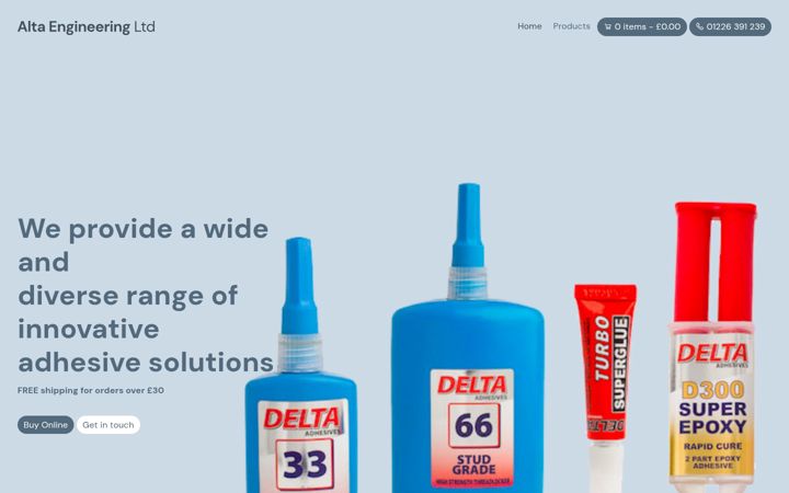 Screenshot di altaengineering.uk
