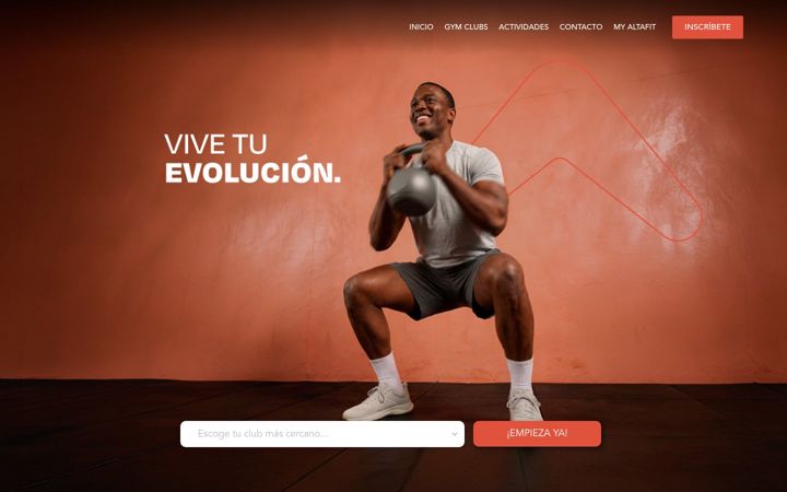 Screenshot of altafitgymclub.com