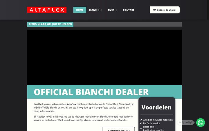 Screenshot of altaflex.nl