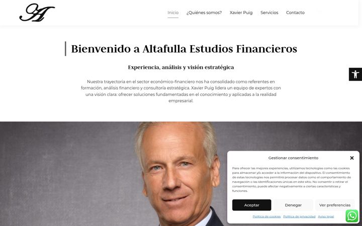 Screenshot di altafullaestudisfinancers.com