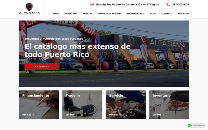 Screenshot stránky altagamapr.com