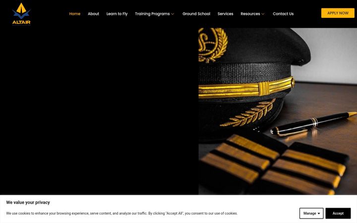 Screenshot von altairoverseasaviation.com