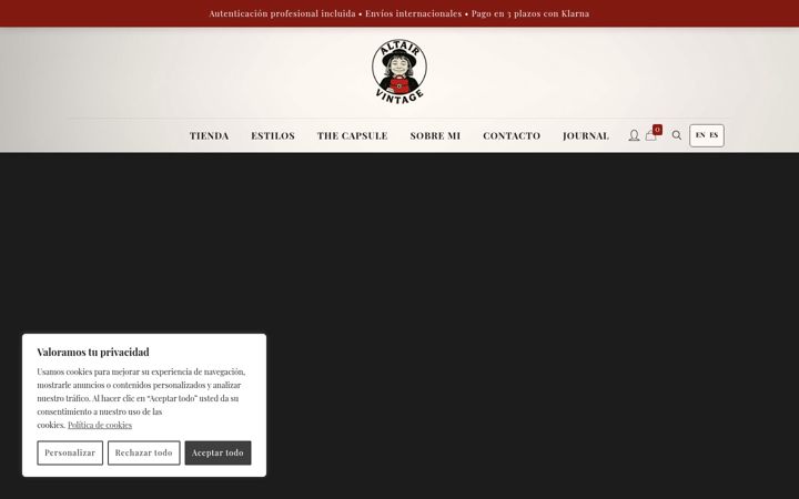 Screenshot of altairvintage.com