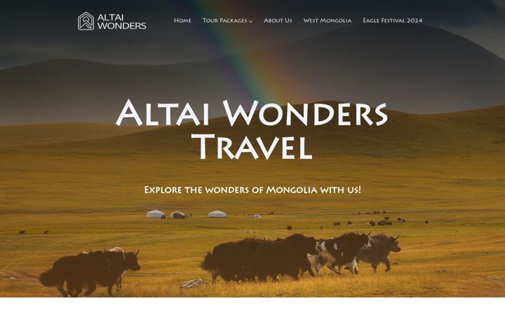 Screenshot of altaiwonders.com