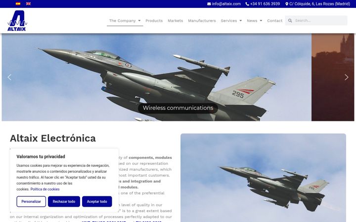 Screenshot of altaix.com