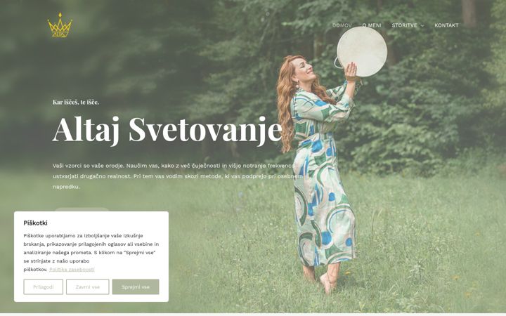 Képernyőkép: altajterapije.si