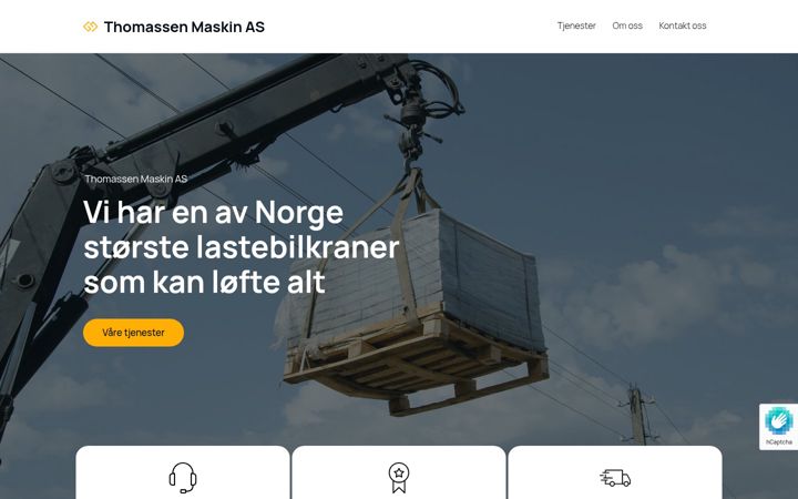 Screenshot stránky altakran.no