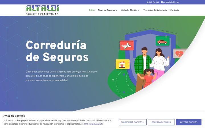Screenshot of altaldi.com