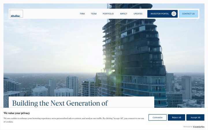 Screenshot of altaline.com