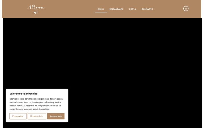 Screenshot of altamarrestaurante.es