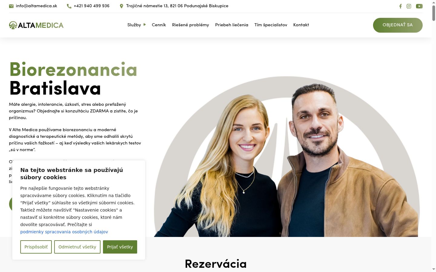 Snímka obrazovky banera súhlasu zobrazeného pred akoukoľvek interakciou