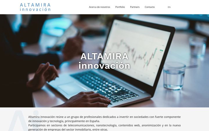 Screenshot of altamirai.com