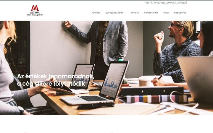 Screenshot of altanaasset.com