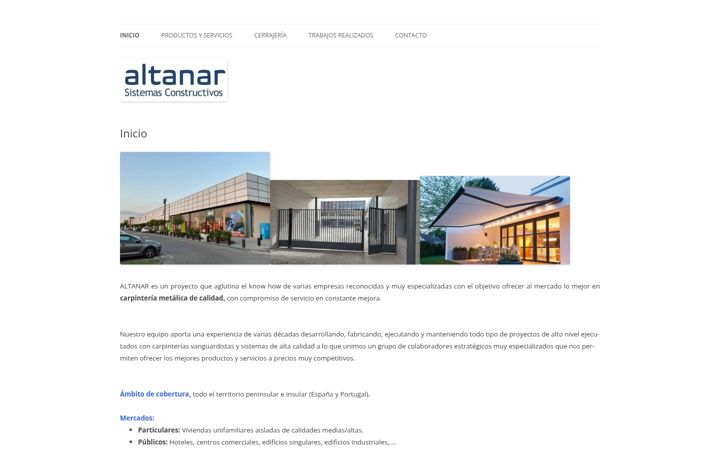 Screenshot of altanar.com