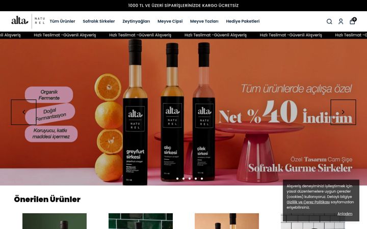 Screenshot of altanaturel.com