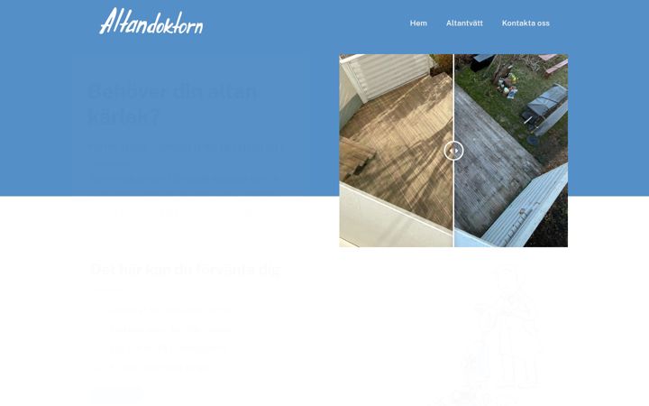 Screenshot of altandoktorn.se