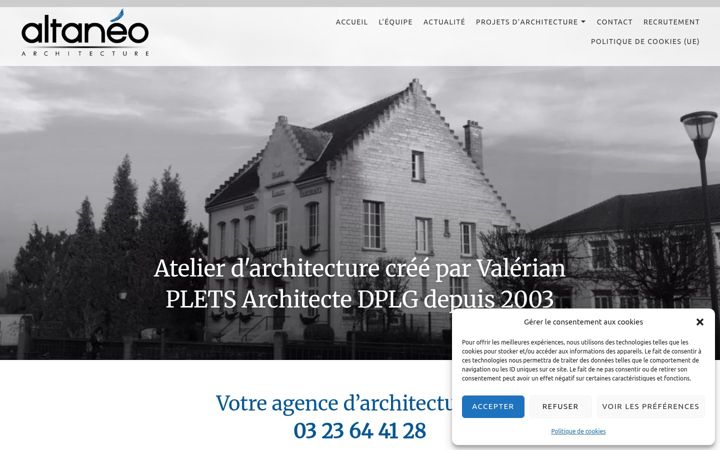 Screenshot of altaneo.fr