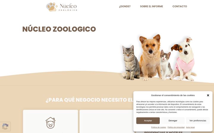 Screenshot of altanucleozoologico.es