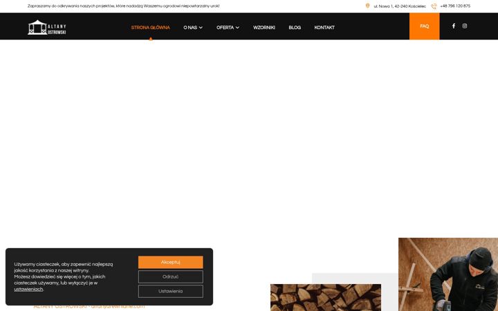 Zrzut ekranu altanydrewniane.com
