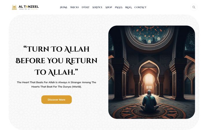 Screenshot of altanzeel.com