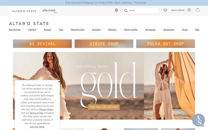 Screenshot van altardstate.com