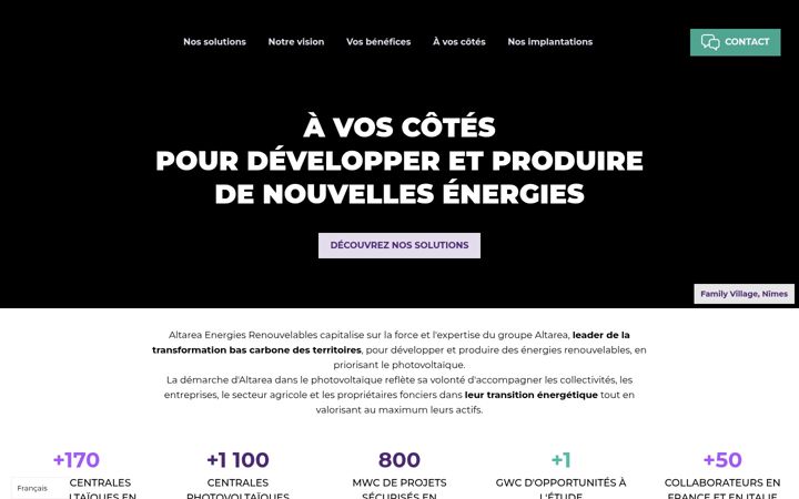 Screenshot of altarea-enr.com