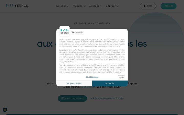Screenshot of altares.com