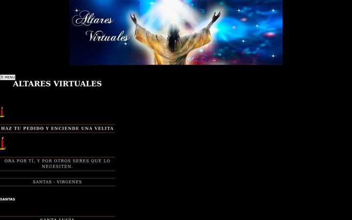 Snimka zaslona za altaresvirtuales.com