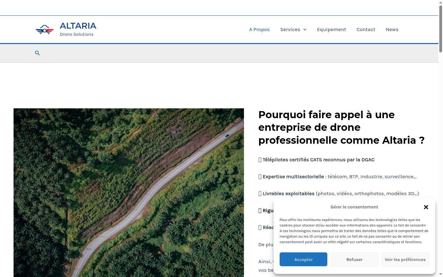 Ekrānuzņēmums ar piekrišanas baneri, kas tika rādīts pirms jebkādas mijiedarbības