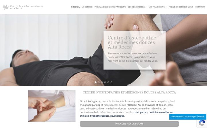 Posnetek zaslona altarocca-medecines-douces.fr